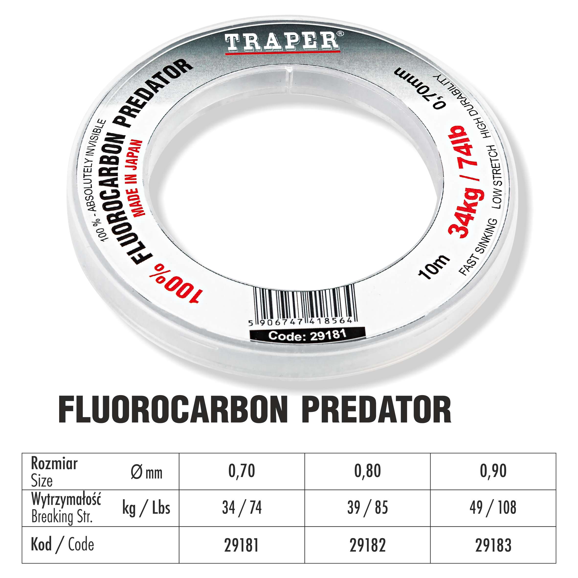 FINALE FLUOROCARBON PREDATOR