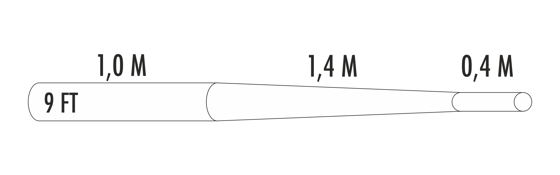 FINALE CONICO TROUT 9ft - immagine 3