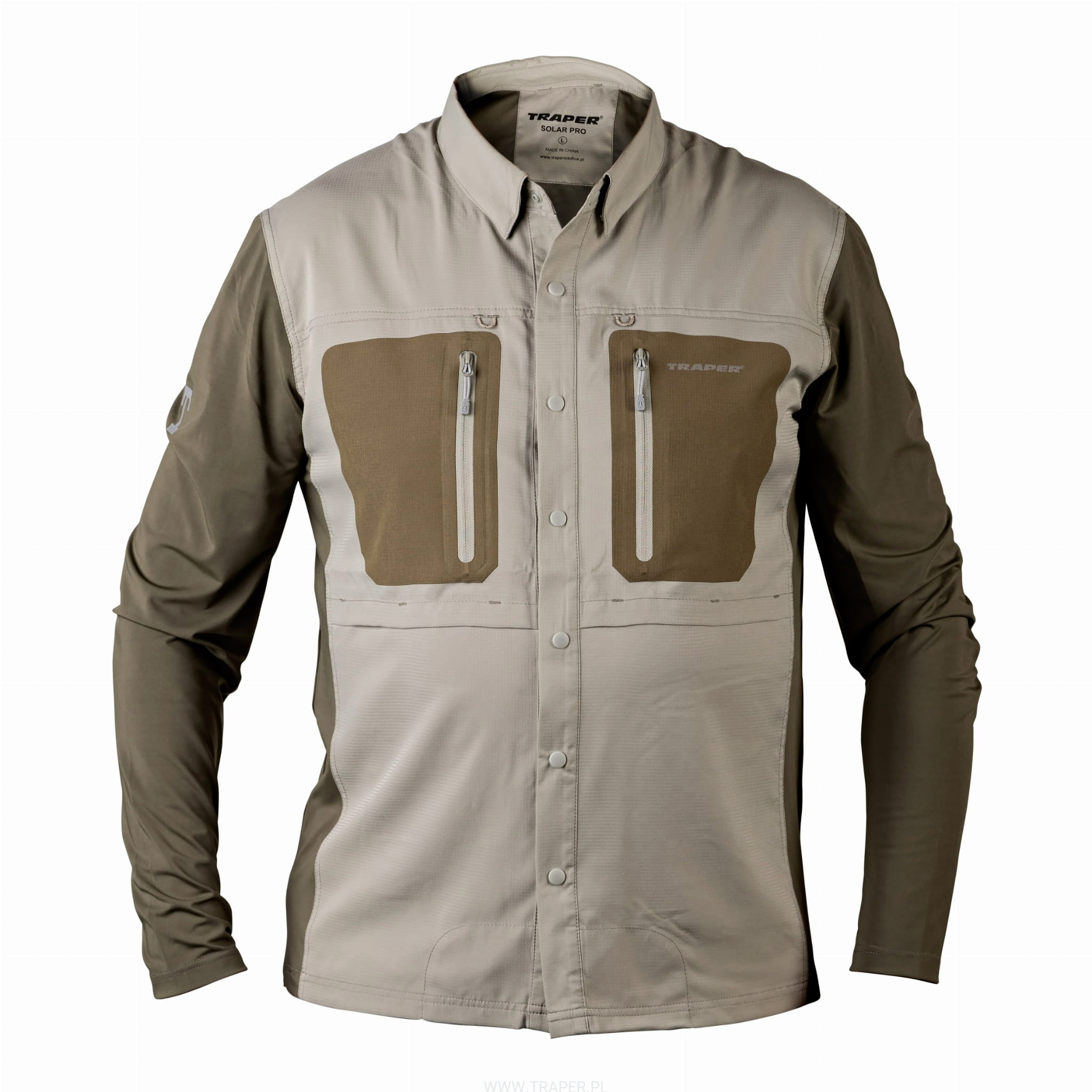 Camicia Solar Pro light olive