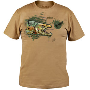 T-SHIRT ART TROUT SAND